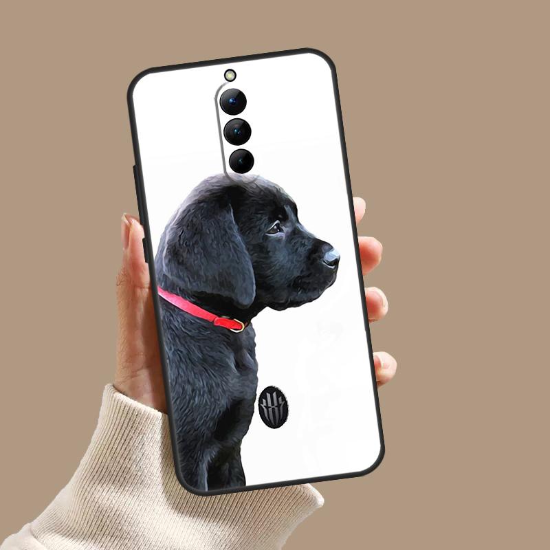 Black Labrador Dog Case For ZTE Nubia Red Magic 10 10S 9S 8S 8 9 11 Pro Plus 6 7 6S 7S Pro 5G 6R 10 Air Cover