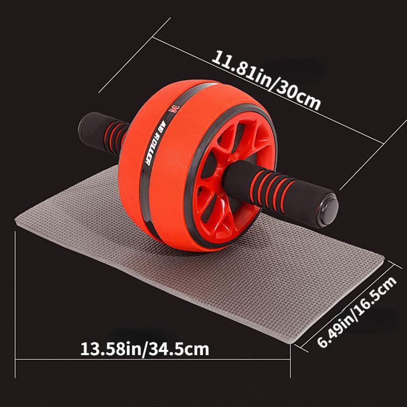 Mute Abdominal Roller Wheel - Core Trainer For Arms, Back, And Belly - Fitness Equipment For Body Shape Training