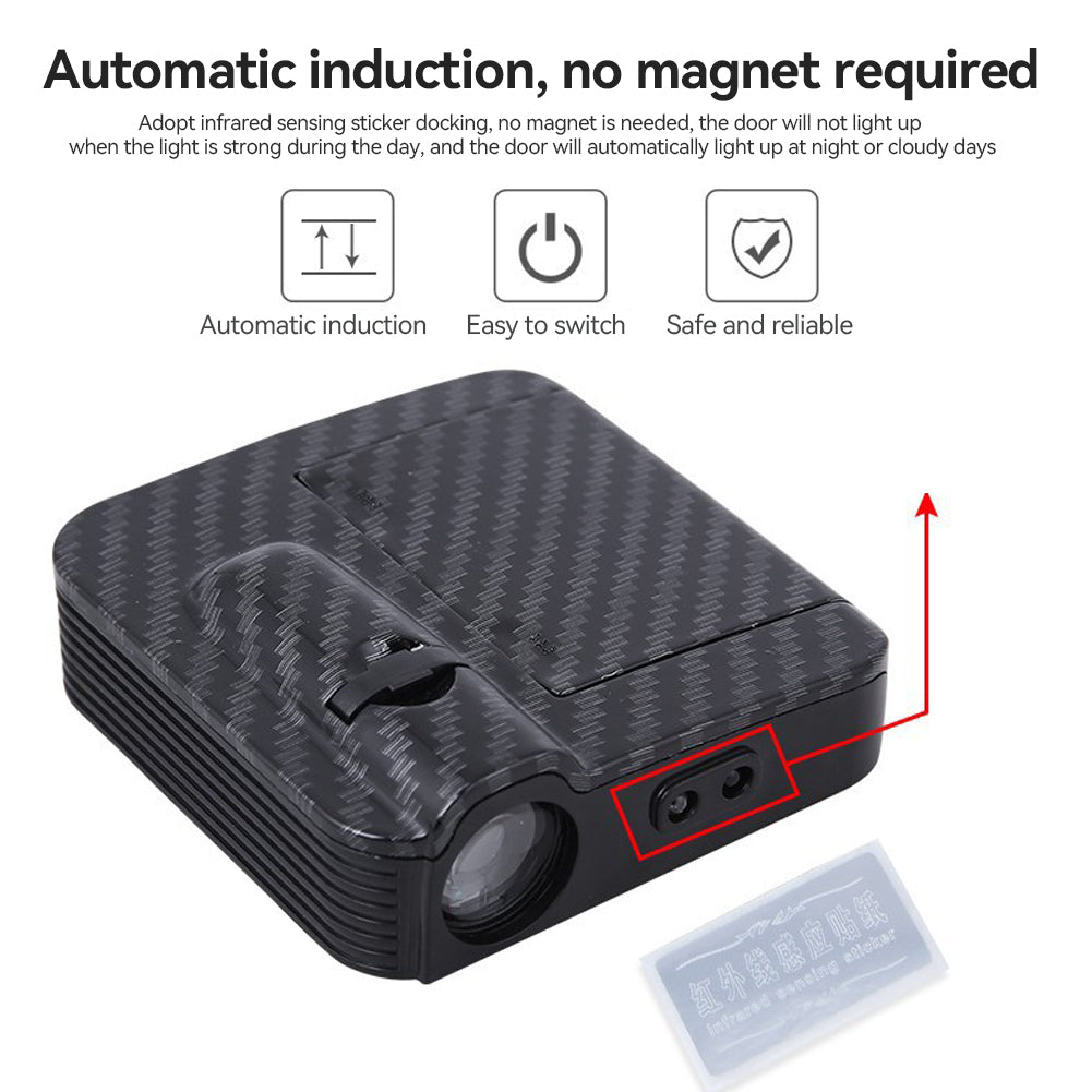 2 шт./4 шт. Автомобильные крылья ангела, беспроводные, автомобильные двери, приветственный теневой проектор, лампа LED HD, логотип, автомобильные аксессуары