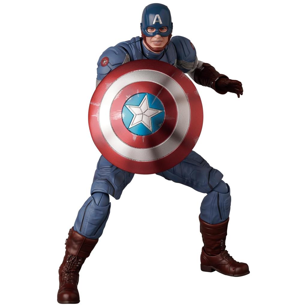 MAFEX CAPTAIN AMERICA Капитан Америка высота 160 мм окрашенная фигурка №220 (Классический костюм) приблизительно. Немасштабируемый