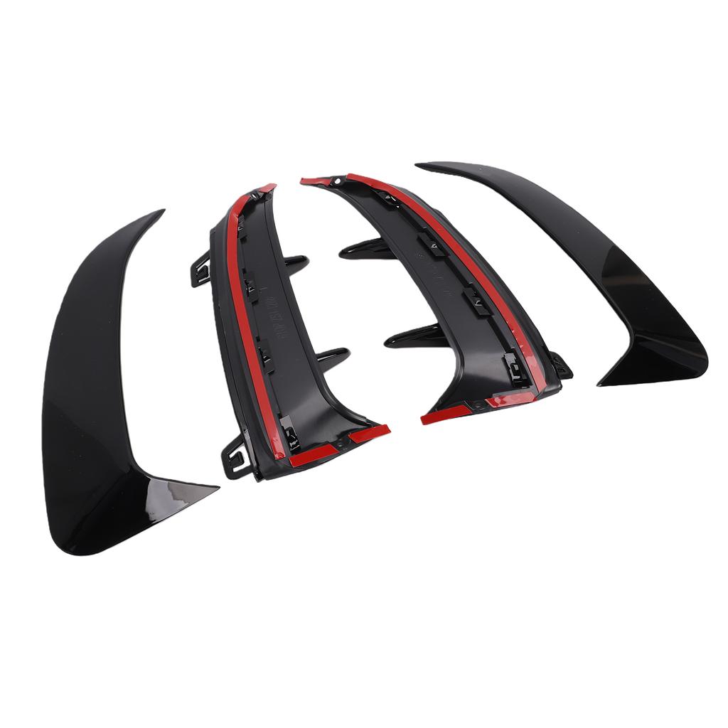 Rear Bumper Spoiler Side Canard Air Vent Replacement for A Class W177 AMG Line Hatchback Left Right Gloss Black