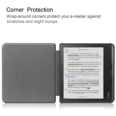 Для Kobo Libra Colour Чехол Автоматический сон/пробуждение Печать узоров Обложка для электронной книги