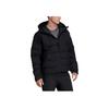 Adidas Solid Color High Collar Long Sleeve Down Jacket Men Outerwear Black FR6633