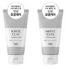 Пена для умывания Happy Bath White Clay с очищением пор, 150 г, 2 шт.