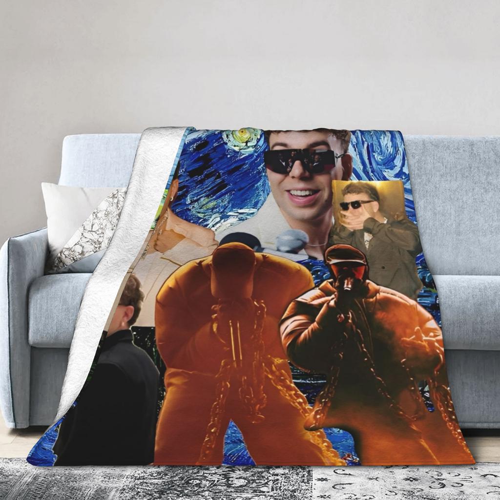 Quevedo Singer Cool Rapper Blanket Cozy Soft Throw Blankets for Couch 50x60 Inch Multi-size Quilt