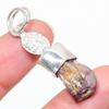 Natural Amethyst Rough Gemstone 925 Sterling Silver Gift Pendant 1.77" D0m90