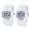 CASIO Storage BOX G-SHOCK G-Shock Casio Pair Watch Same Size Set Share Digital White 20 ATM Waterproof DW-5600MW-7DW-5600MW-7 Watch