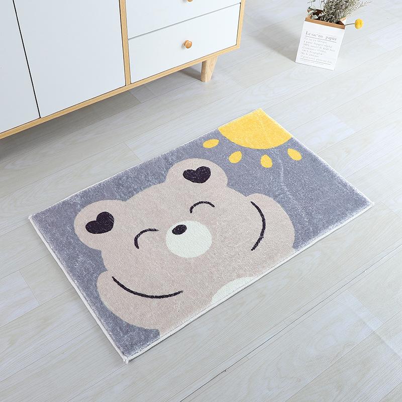 Cartoon Bathroom Mat Absorbent Soft Mat Quick-drying Carpet Non-slip Foot Mat Bathroom Door Mat
