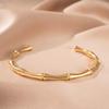18k Rose Gold Diamond Buckle Bracelet - Korean Stylish Design, High-End Jewelry