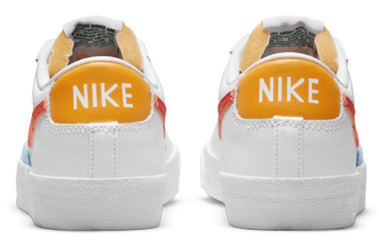 Nike Кроссовки Blazer Low '77 'White Orange' Женские DC4769-105