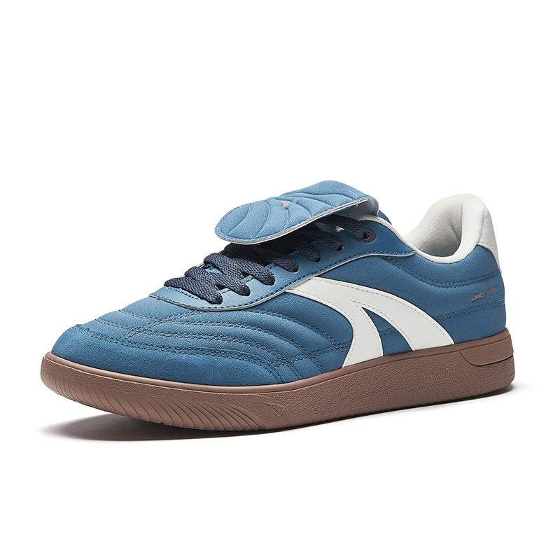 Anta Slip Resistant Cushioning Abrasion Resistant Lightweight Low top Skateboard Shoes Men's Blue 912548009-3