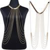 Sexy Body Chain Necklaces Tassel Alloy Long Necklace Female  Jewelry