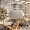 Natural Pumice Bird Beak Grinding Stone Platform Nail Grinding Perch for Parrots Hamsters Small Animal Cage Accessory