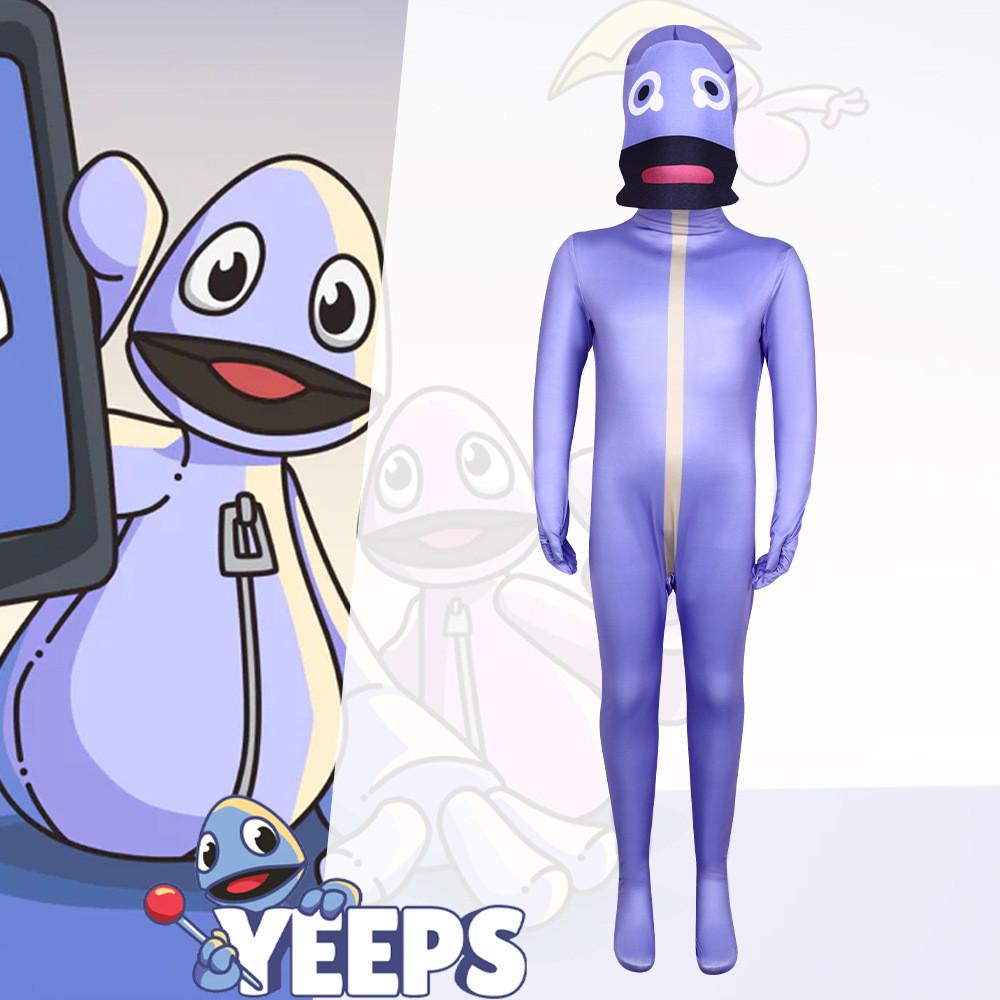 И Йипс Прятки Фиолетовый Косплей Костюм Игровые Комбинезоны Сценическое Выступление