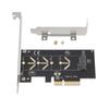 Конвертерная карта PCIe M-Key NVMe для установки накопителя Простой инструмент, не требующий инструментов, и теплоотвод Совместимость с несколькими системами