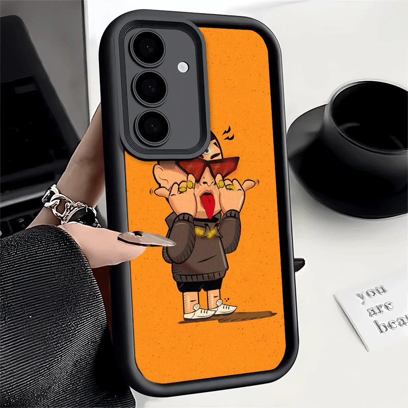 Чехол для телефона Samsung Galaxy S26 S25 Ultra S24 FE Bad Bunny Сердечко S23 Plus S22 + S21 S20 5G Мягкий силикон Funda