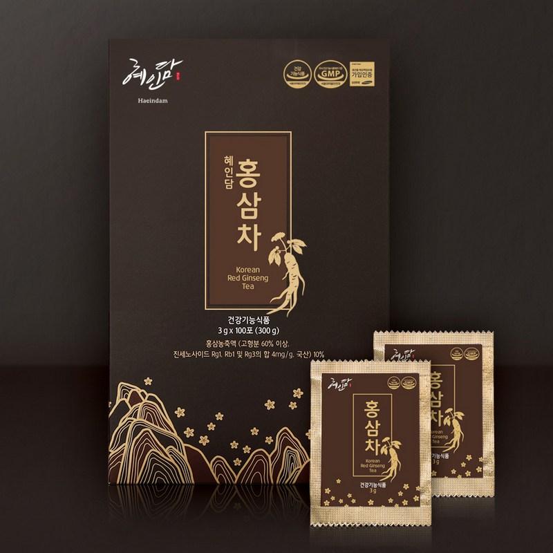 Чай красный женьшень Hyeindam 100p, 300g, 1 шт.