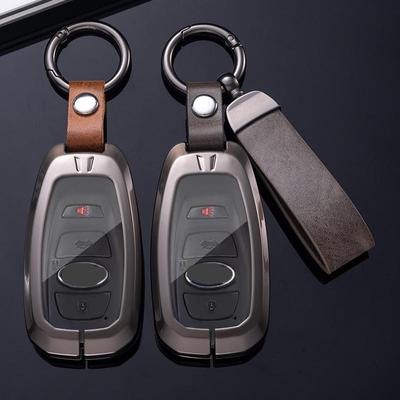 Металлический чехол для дистанционного ключа автомобиля, брелок для Subaru BRZ Forester Legacy Outback WRX WRX STI Impreza XV Crosstrek, автоаксессуары
