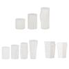 Geometric Candle Mould Handmade 3D Cylinder Silicone Mold Resin Mould Scented Candle Making Mold for DIY Decoration