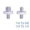 PTZ Base Connector 3/8 Male Screw Tripod Mount Adapter Camera Conversion Screw 1/4 Male Screw