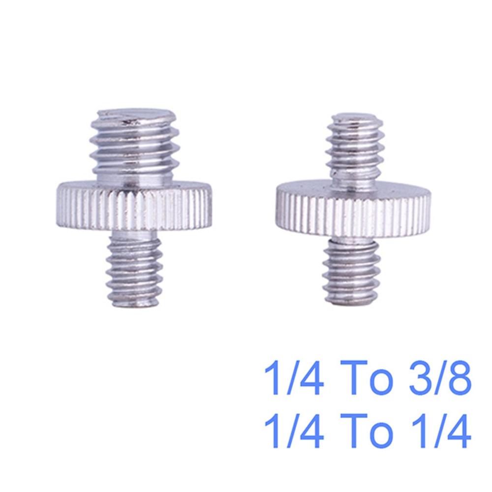 Photography Accessories 3/8 Male Screw Tripod Mount Adapter Camera Conversion Screw 1/4 Male Screw