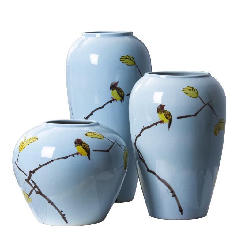 Miling Retro Jingdezhen Ceramic Flower Vase
