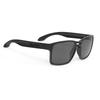 RUDYPROJECT Sports Sunglasses Road Bike Bicycle Marathon Jogging Exercise Triathlon Tennis Baseball SPINAIR 57 Black Gloss Smoke Black Lens
