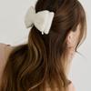 NUOY Lovely Fur Ribbon Hairpin (3 Colors)