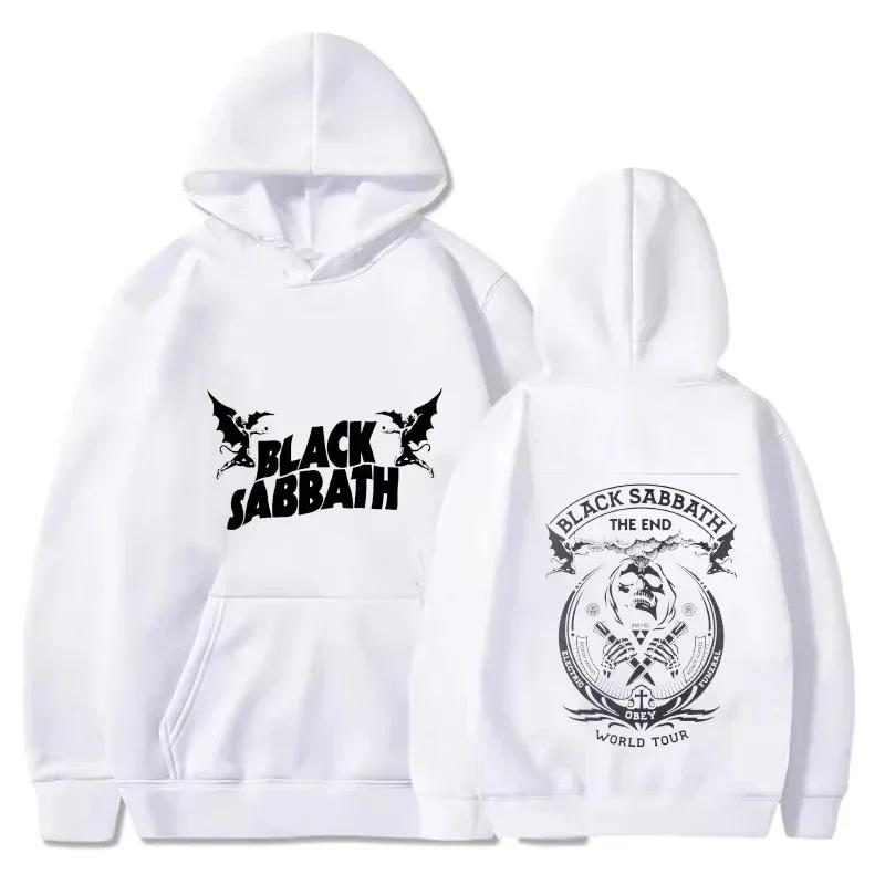 Autumn and winter hoodie printed men's wear, retro rock heavy metal band album concert Sabbath Music Black Sabbath