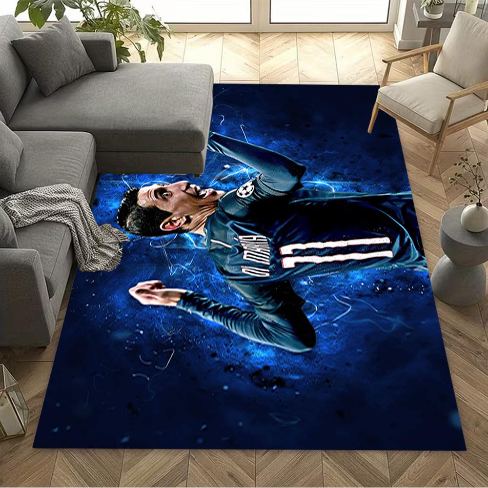 Player Celebrates Victory Moment Floor Rug Office Rug Perfect for Kitchen Dormitory Outdoor Living Rooms Antislip Carpet Decorate Offices
