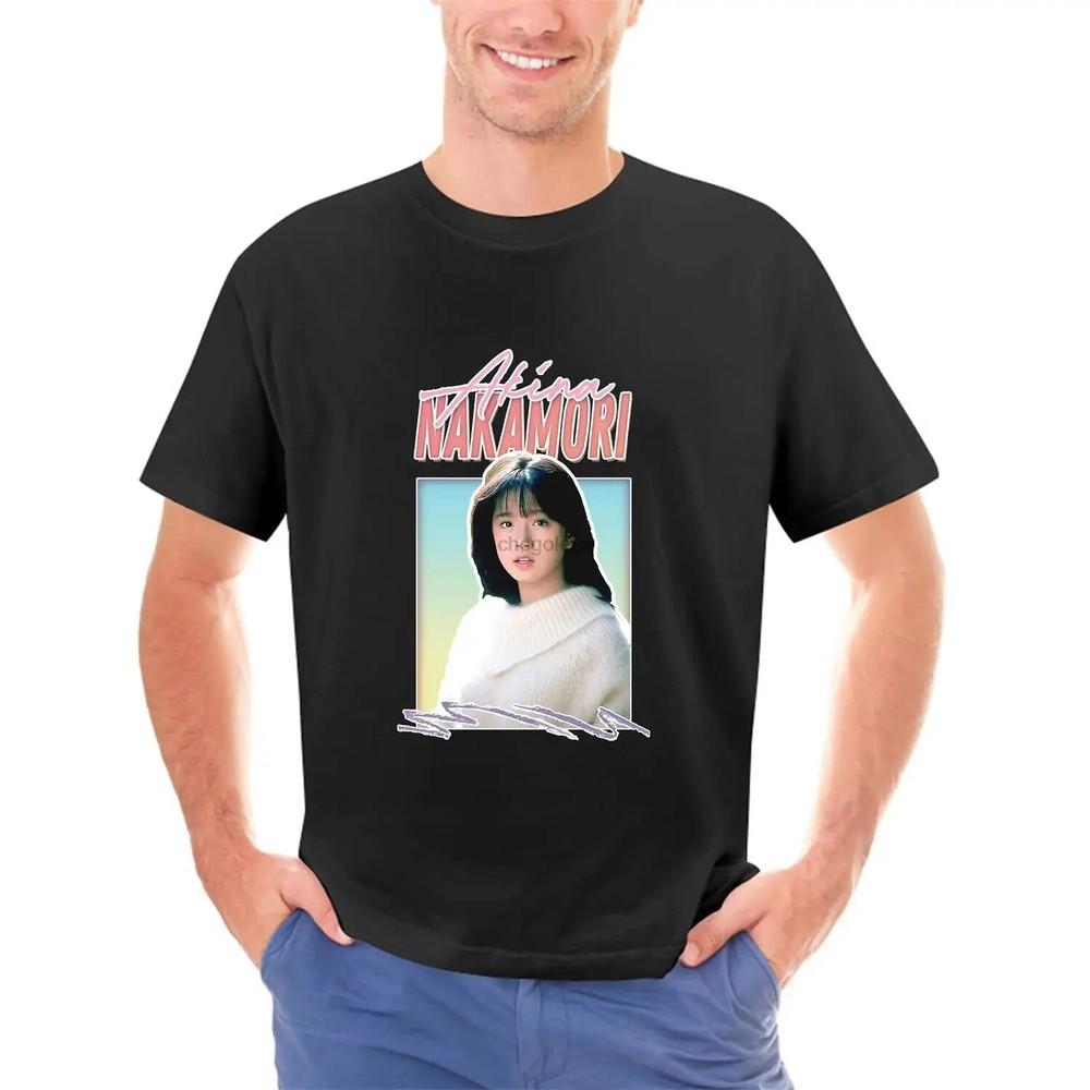Akina Nakamori Retro Style J Pop Music Fan Design Popular TShirt Crewneck 100% Unisex T-Shirt