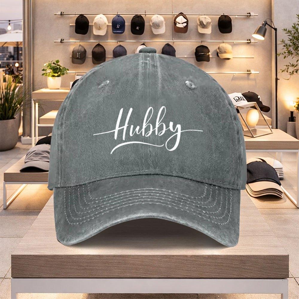 Hubby Baseball Cap Lightweight Adjustable Unisex Spring Summer Valentines Day Party Hat