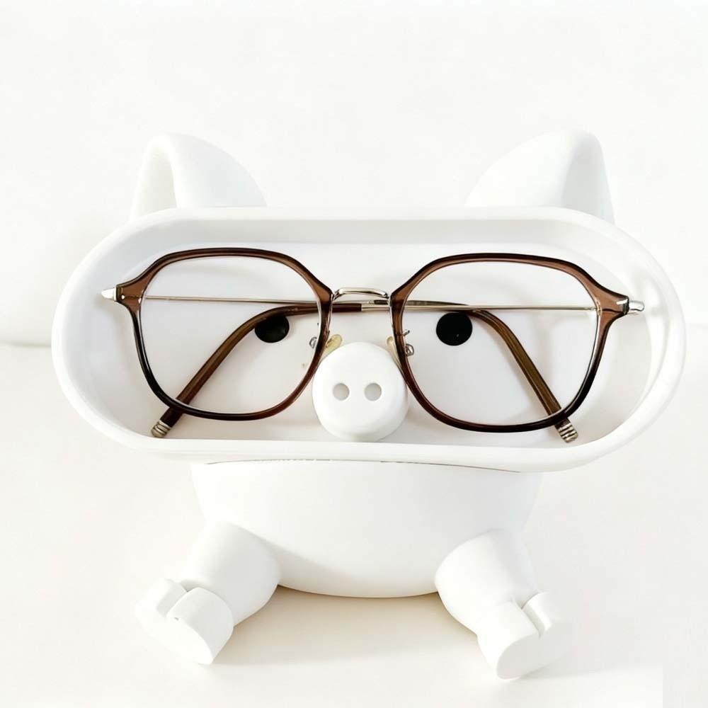 PLA Phone and Eyeglass Holder Portable Pig Stationery Storage Box for Gifts
