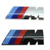 BEKV7 1Pcs ABS M Logo Car Fender Side Emblem Sticker For BMW M1 M4 M5 M6 M2 M3 M7 F48 E83 F39 F10 G01 F30 Rear Trunk Badge Accessories
