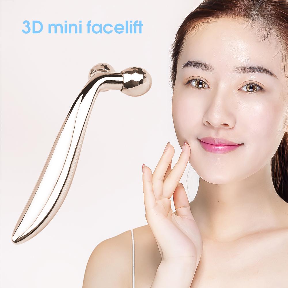 3D Roller Massager Lift Skin Tightening Wrinkle 360 Rotate Thin Face Facial Massage Tool Y Shape Massager