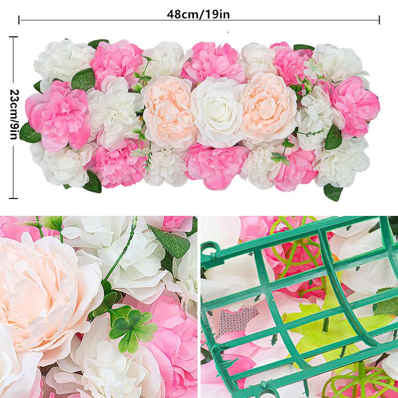 Искусственные цветы, свадебные украшения, арка, шелковые пионы, розы, искусственная арка, цветочный декор, украшения для приема/банкета