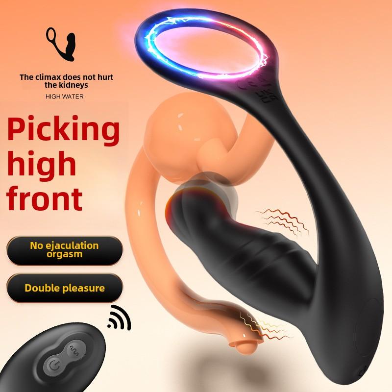 Wireless Wearable Snapback Prostate Massager Frequency Vibration Anal Plug Masturbator Adult Ware
