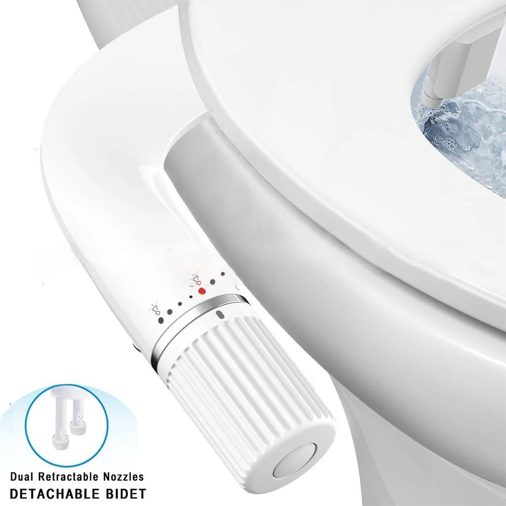 Насадки-биде для женской гигиены для унитаза. Удобный набор для личной гигиены с двойным соплом.