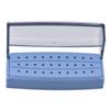 Dental Burs Drill Holder 30 Holes Plastic Bur Block Drill Placement Box  Autoclave Disinfection Purple/Blue