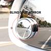 2PCS 360 Degree Wide Angle Adjustable Car Blind Spot Rear View Small Round Mirror Reverse Auxiliary Rearview Convex Mirror