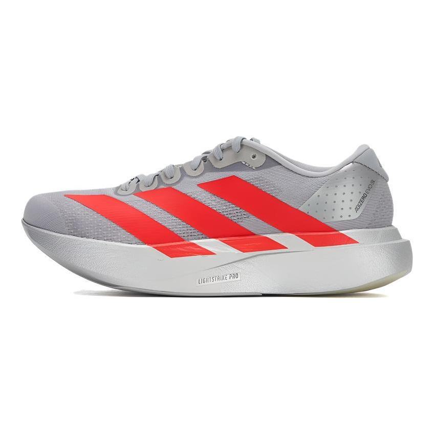 adidas Adizero Evo SL Амортизация Износостойкие Дышащие Гоночные Беговые Кроссовки Женские Серые Кроссовки KI3383