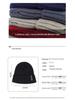 Men's Winter Knitted Wool Hat - Thickened, Warm, Ear Protection, Windproof, Outdoor Hood.