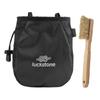 Rock Climbing Chalk Bag Adjustable Waist Belt Drawstring Bag with Brush for Bouldering Rock Climbing