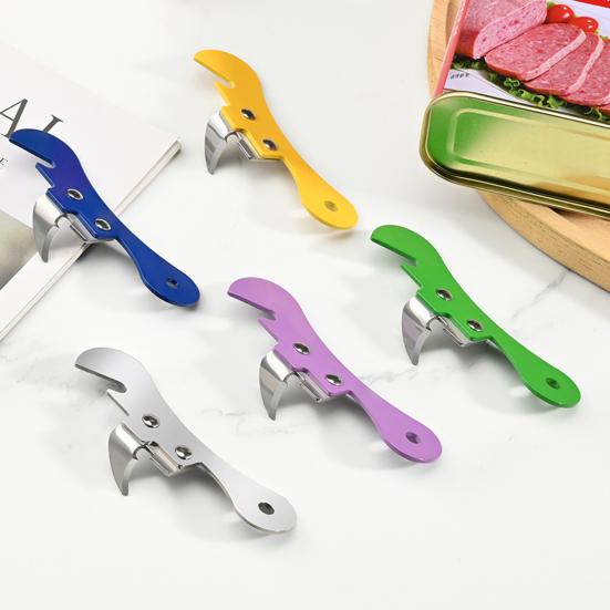 Ручной консервный нож, брелок, карманный открывалка для пивных бутылок, нержавеющая кухонная утварь для кемпинга и пешего туризма