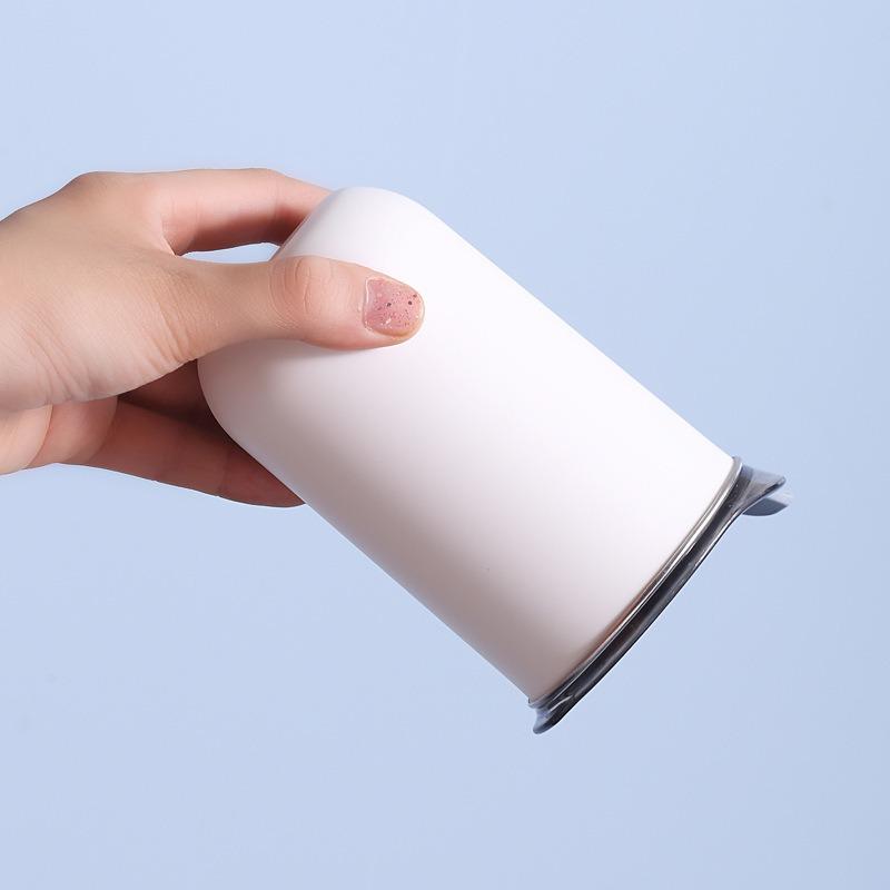 Чашка для кофе из нержавеющей стали объемом 300 мл, кружка с крышкой, простая термокружка для кофе, термобутылка, термос, кружка для напитков