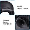 Plastic Camera Lens Eyepiece Eye Cup Black Accessory for Canon EOS 5DIII 1DX 7D