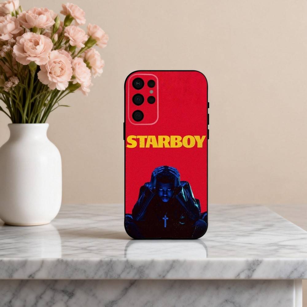 Чехол для телефона T-The-E Talented W-Weeknd-D для Samsung S25,24,23,22,30,21,10,9,Ultra,Plus,Lite,FE,4,5 G Мягкий черный чехол