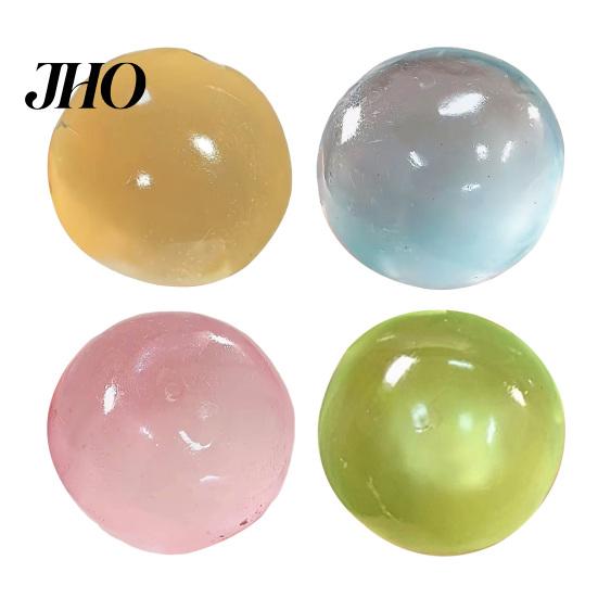 Tension Relief Toy 1/3/4Pcs Coconut Oil Stress Ball Slow Rising Clear Squeeze Non-Sticky Improving Focus Relaxation Stretchy Sensory Aid Reliever