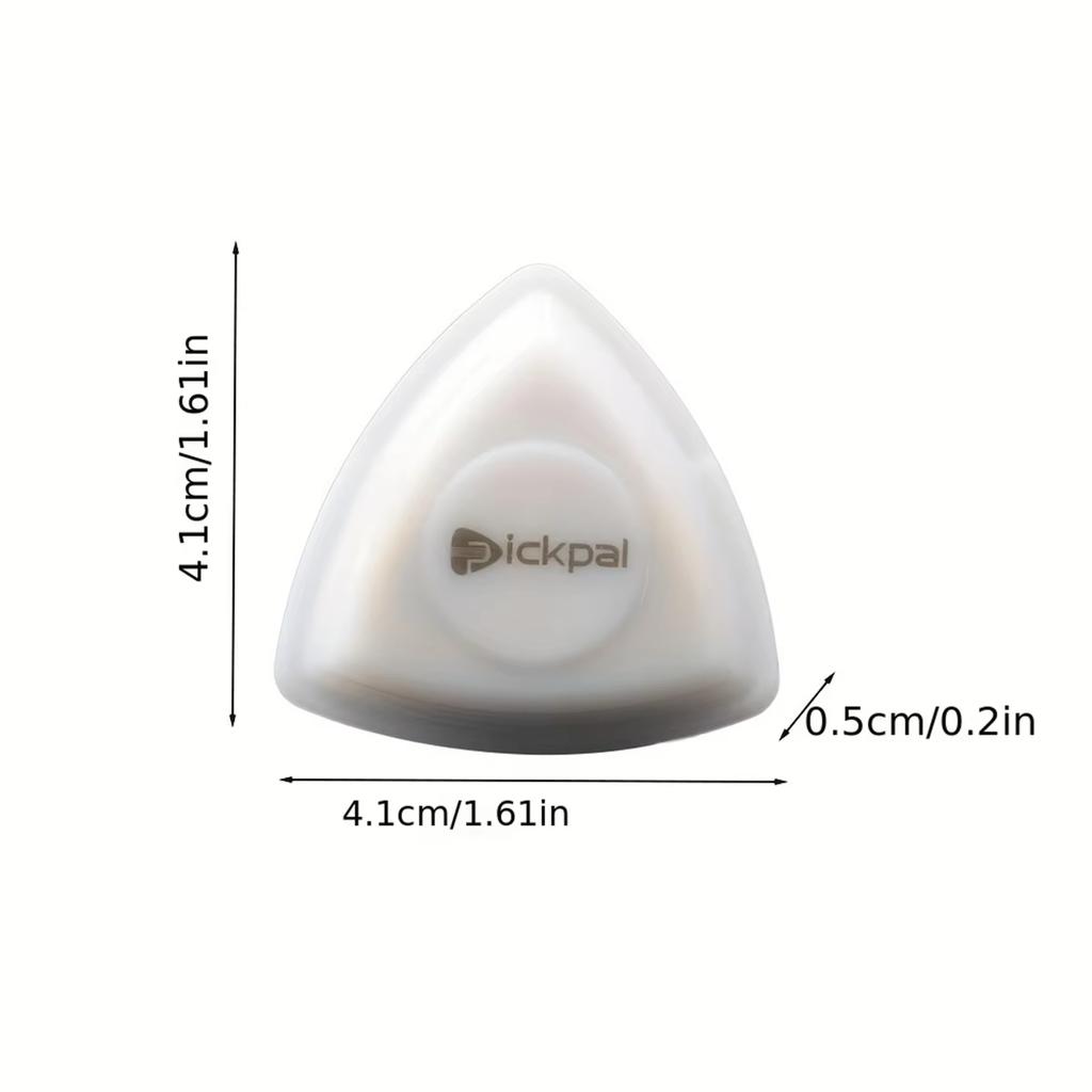 Miwayer LED Luminous Guitar Pick - ABS Electric Heart-shaped Guitar Picks With Three-Color Light Options (White/Green/Purple)