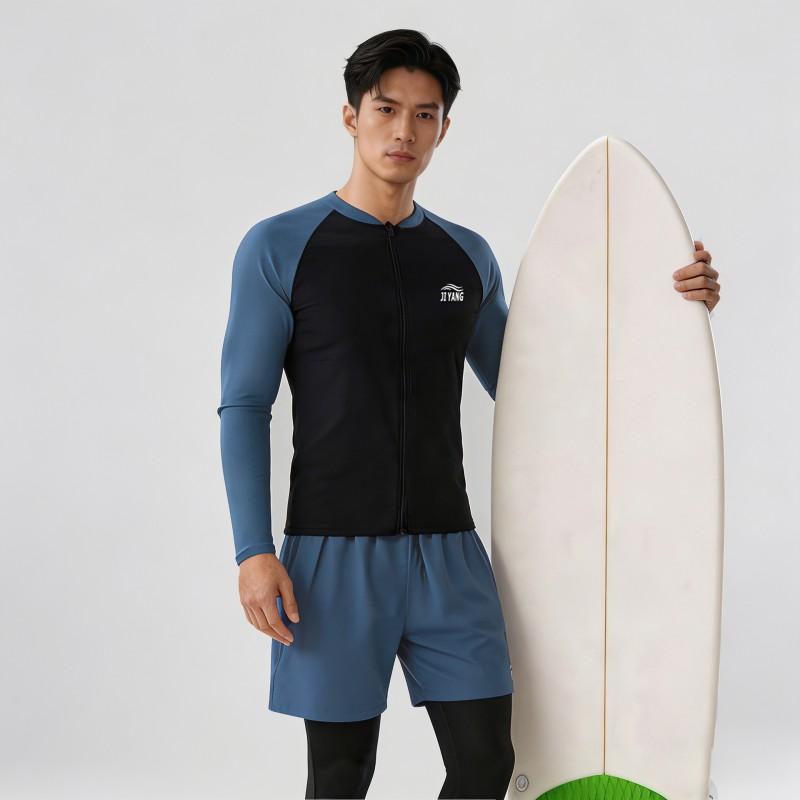 CartHub Mens Long Sleeve Pants Rash Guard Set UV Protection Quick Dry Surfing Paddleboarding Swimming